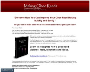 Discover How You Can Improve Your Oboe Reed Making Quickly and Easily